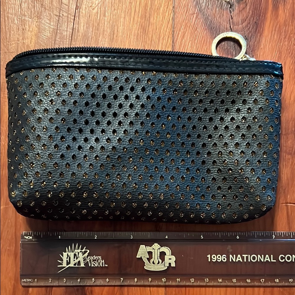 Black Perforated Pouch